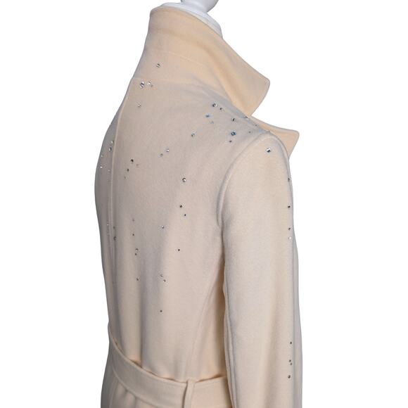 Ralph Lauren 100% Wool Coat with Austrian Crystal Raindrops - XS - Picture 8 of 12